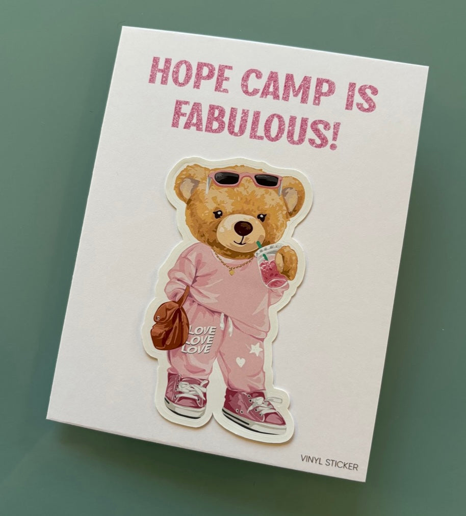 Camp Sticker Note Cards