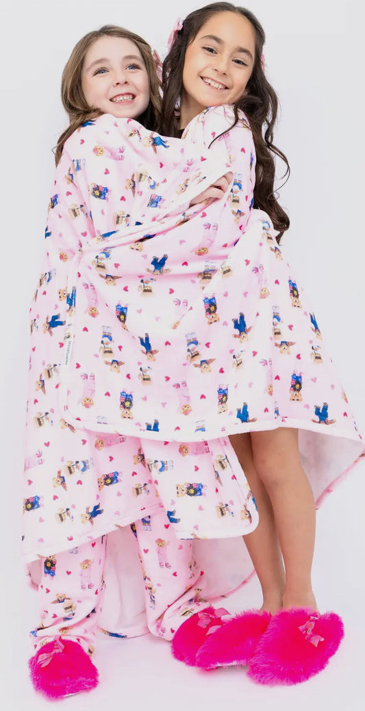 Preppy Goose Teddy Bear blanket