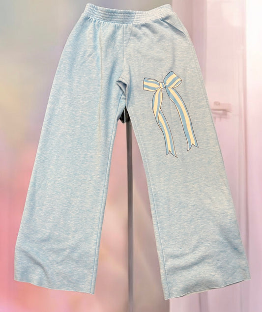 Aqua Bow Sweat Pant