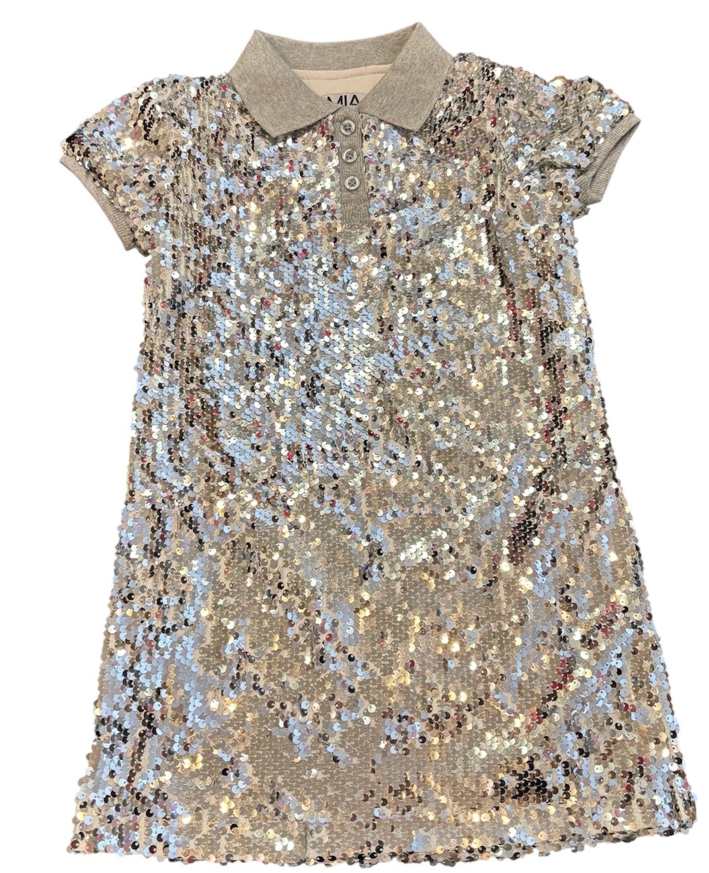 Sequin Polo Dress