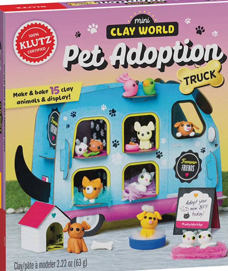 Mini Clay World Pet Adoption Truck