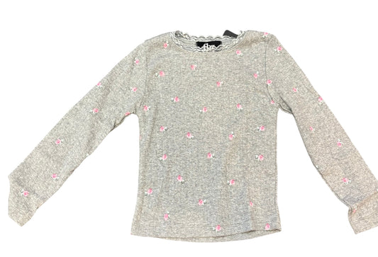 FBZ Gray Floral Long Sleeve