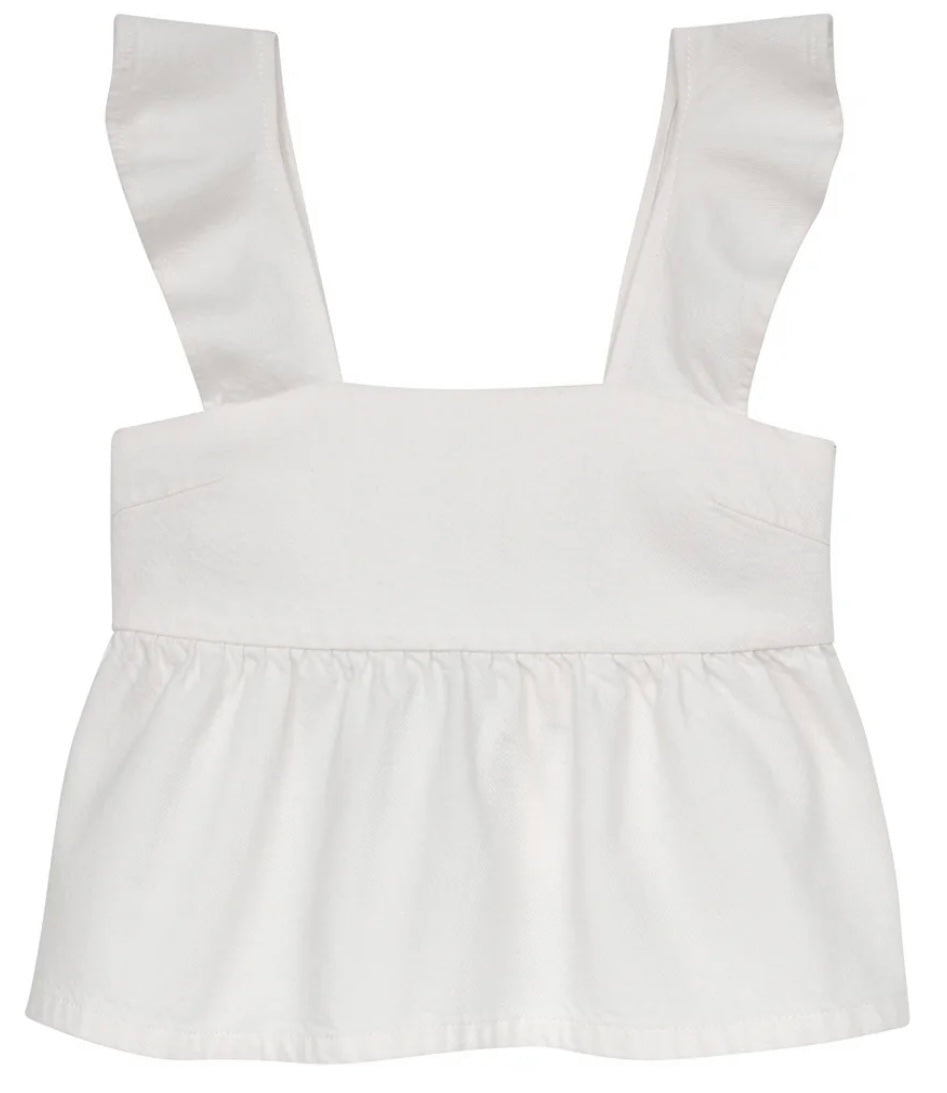 Meredyth top white