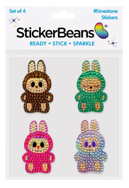 Sticker Bean Monster 4pack Sticker Beans