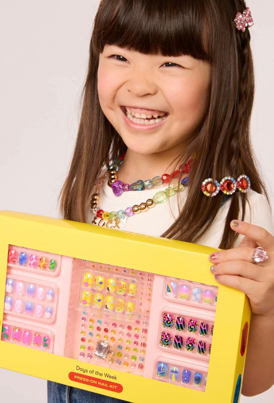 Days of the Week Press on Nails Kit