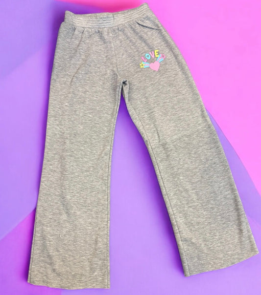 Gray Love Sweat pant