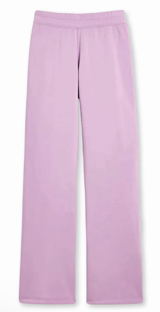 Dylan Dusty Mauve wide leg sweatpant