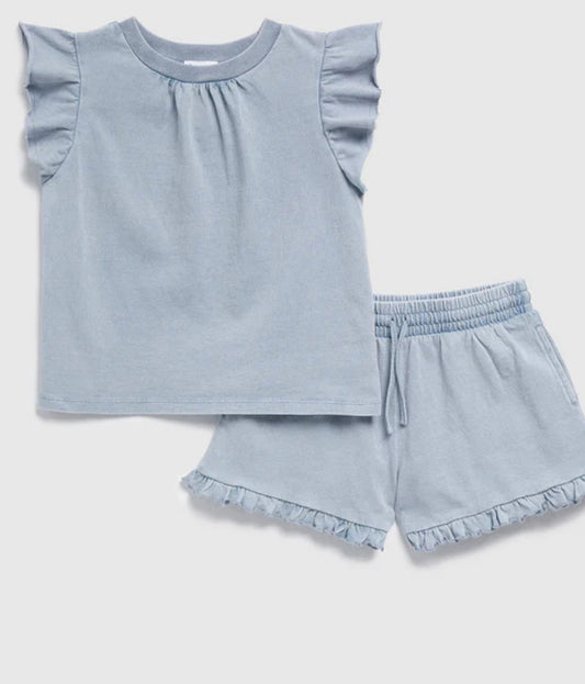 Splendid Indigo Short Set