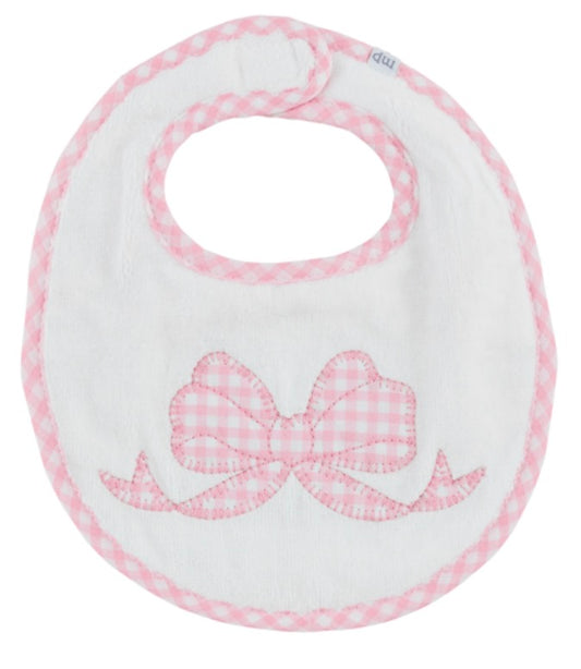Gingham Bow Bib