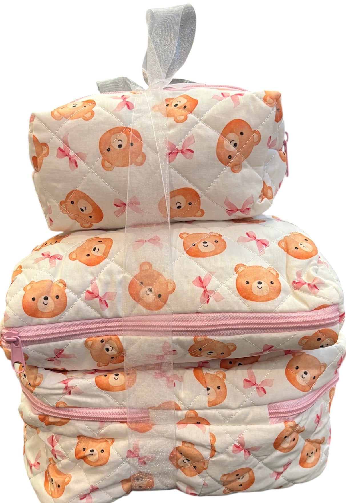 Three Piece Toiletries Bear Set
