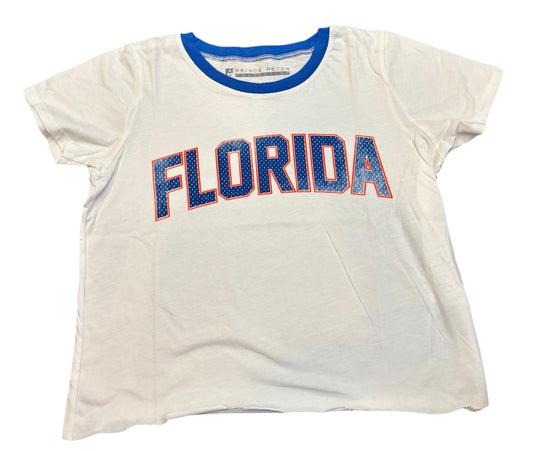 Florida Distressed Crop Tee