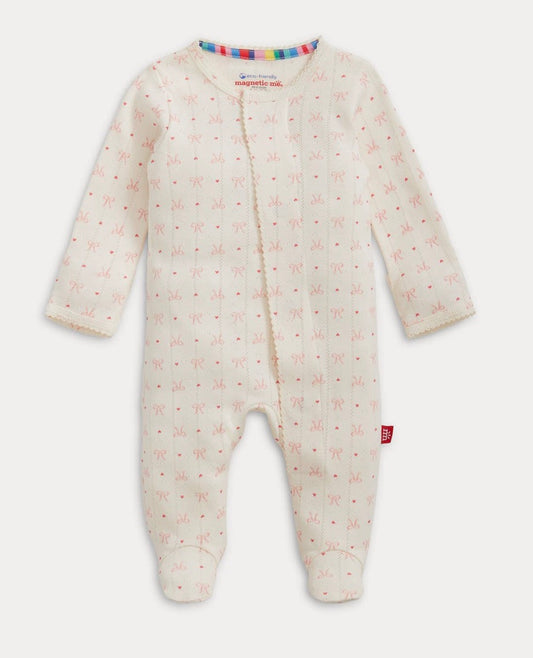 Heart & Bow Footie