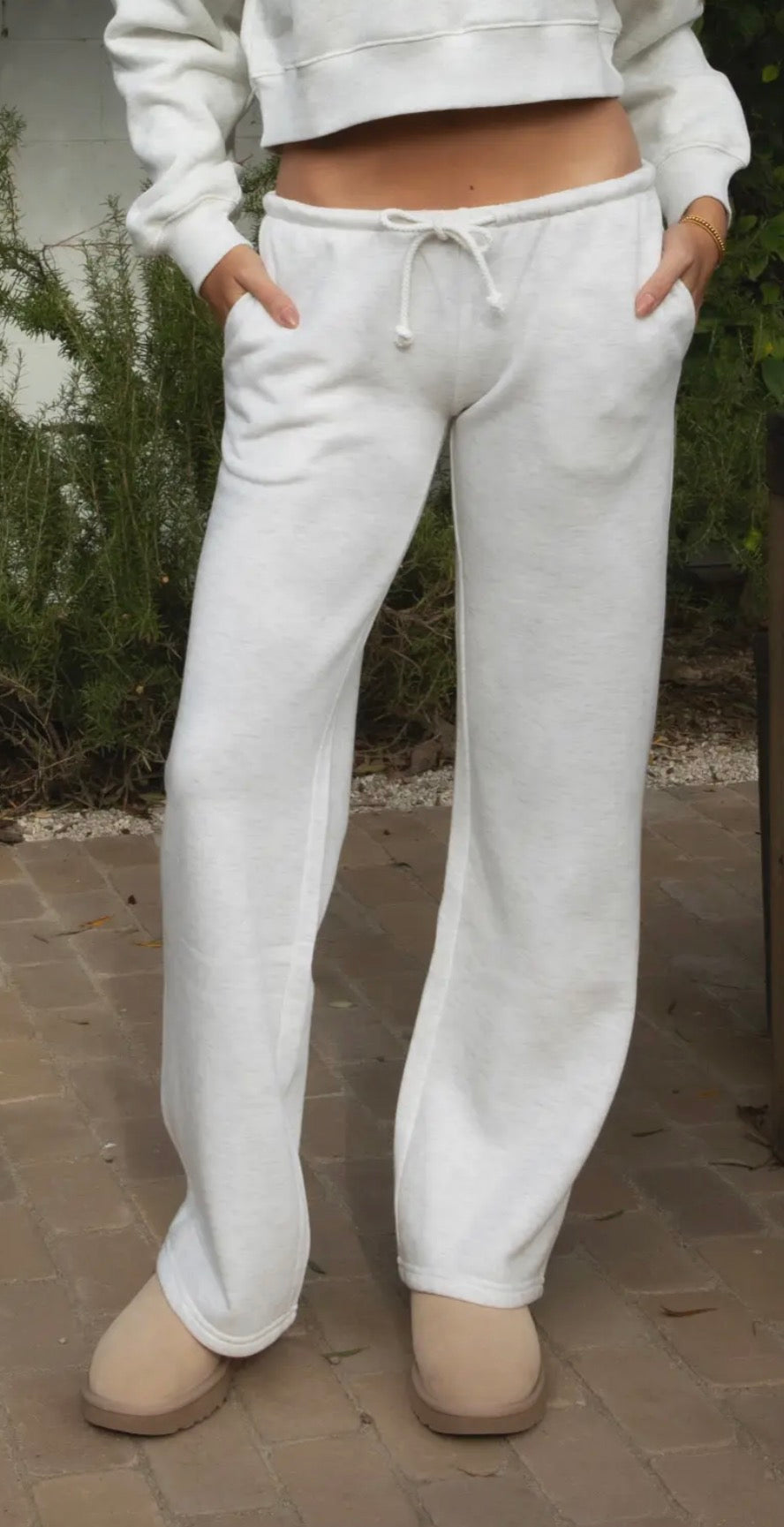 Emory Wide Leg Fleece Pants