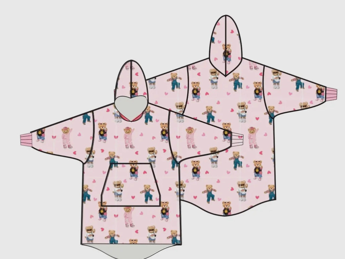Teddy Bear Oversized Hoodie