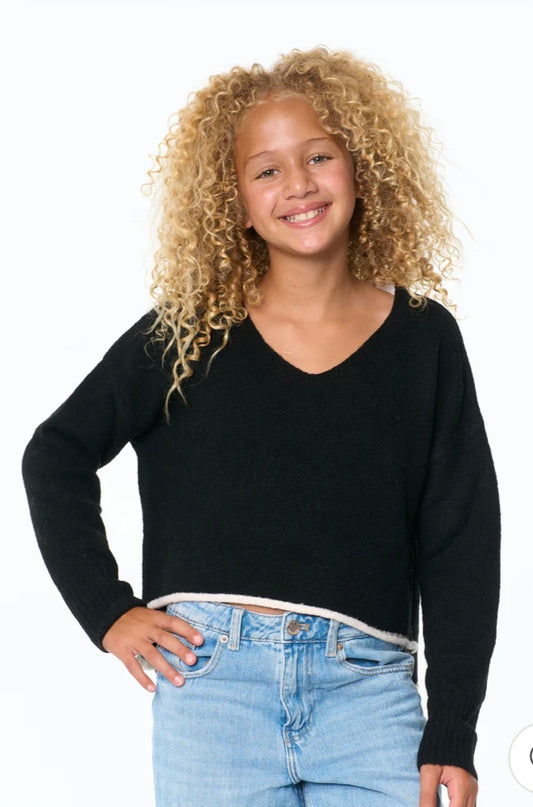 Malibu Sugar black/ivory sweater