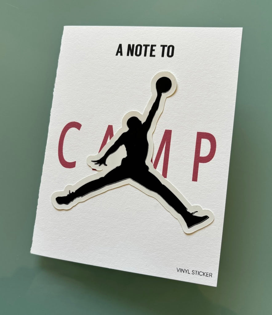 Camp Sticker Note Cards