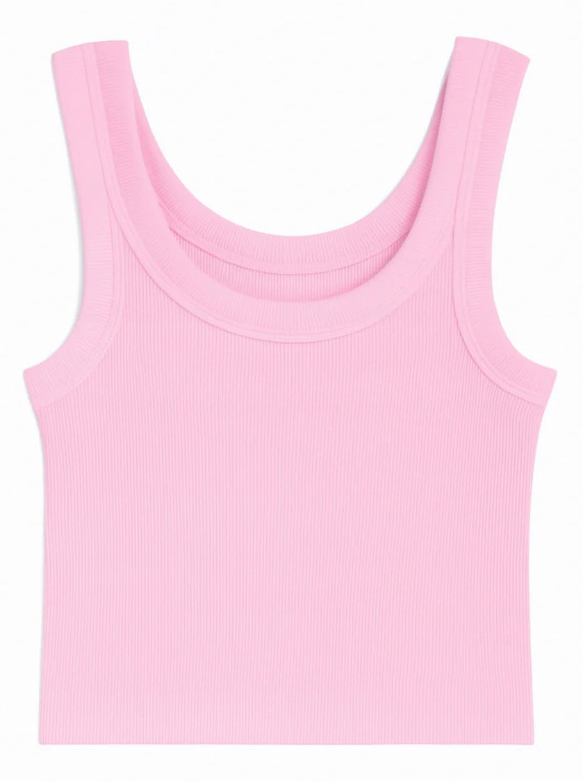 Pale pink tank top
