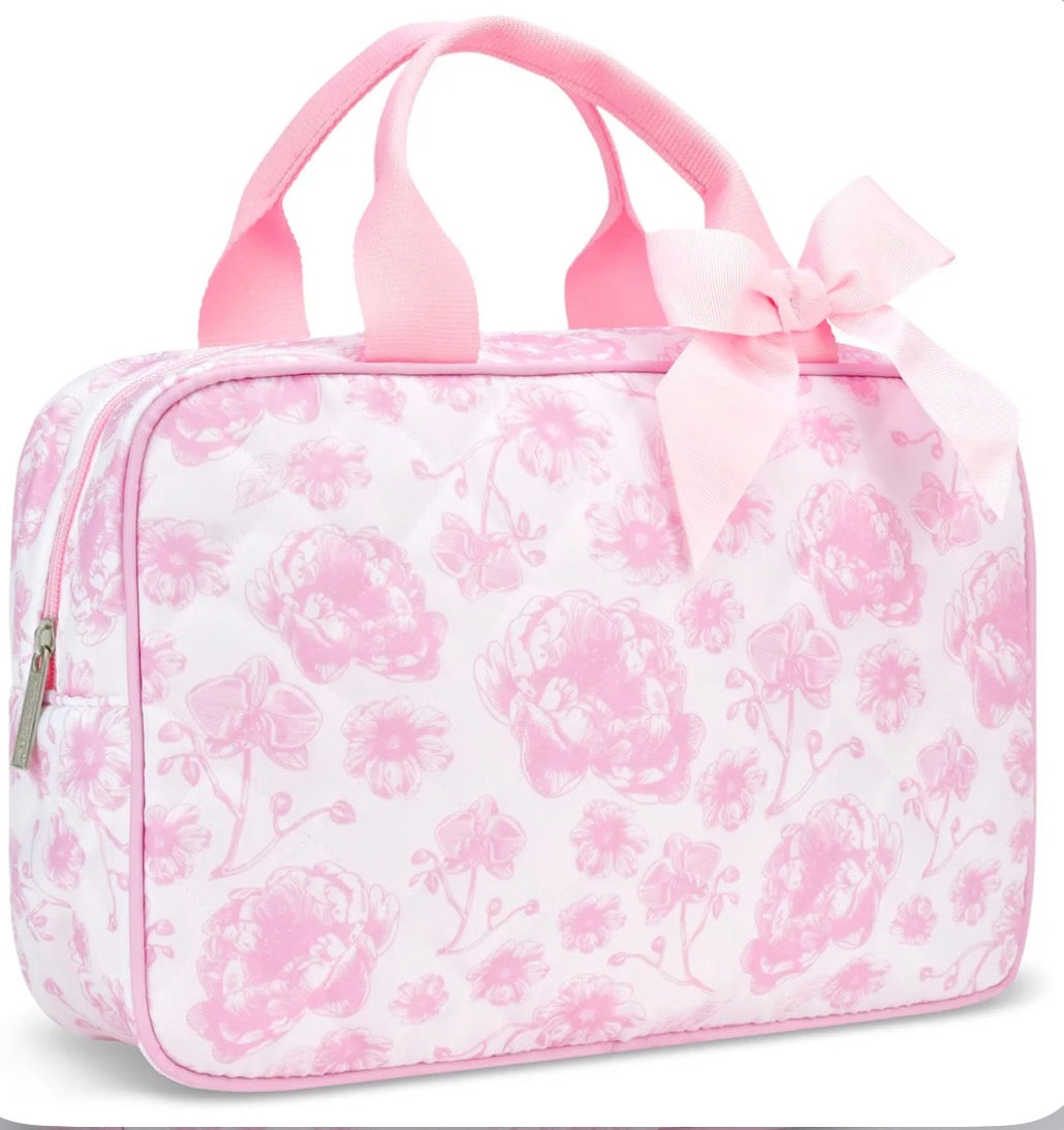 Toile Large Cosmetic Bag