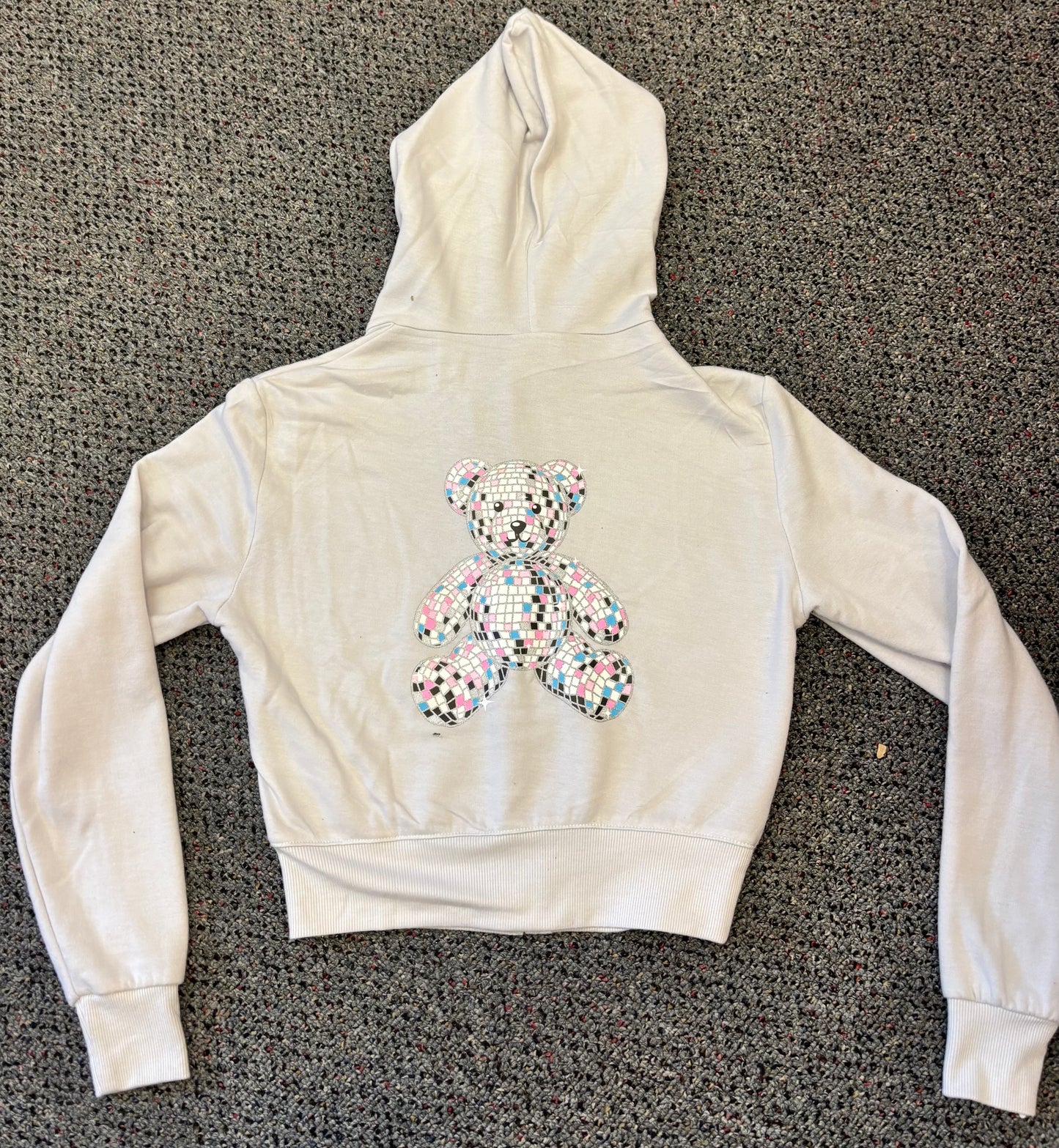 Clay Zip-Up w Disco Bear