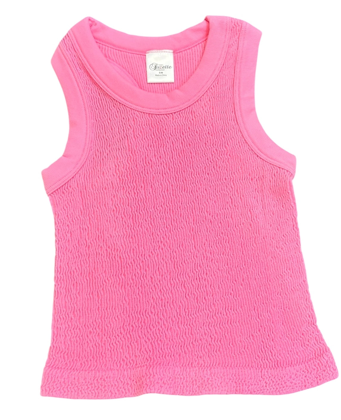 Smocking Sleeveless Tank