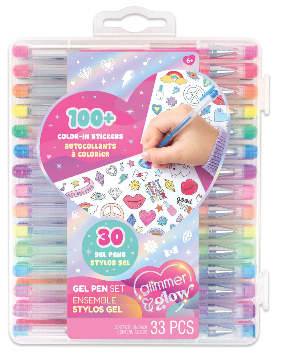 Gel Pen & Sticker Set