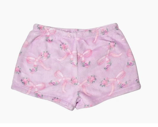 Orchid & Bow Fuzzy Shorts