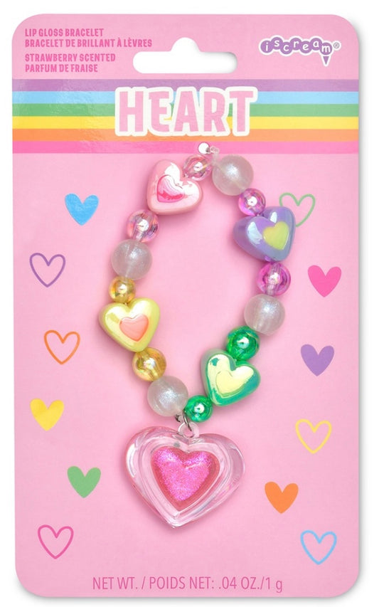 ISC Heart Lip Gloss Bracelet