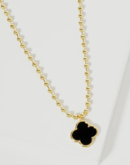 Quatrefoil Pendant Necklace