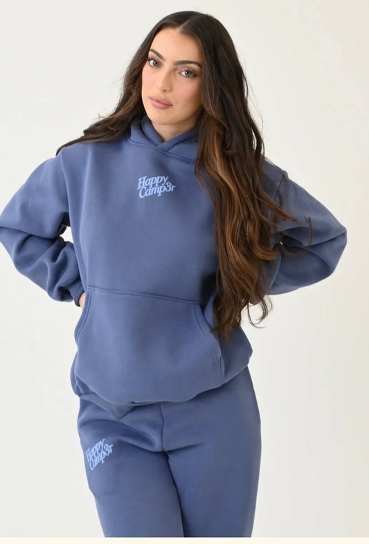 Happy Camp3r blue hoodie