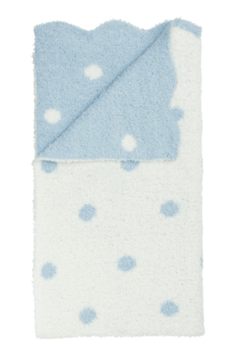 Polka Dot Chenille Blanket