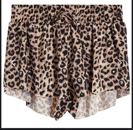 Suzette Leopard butterfly short