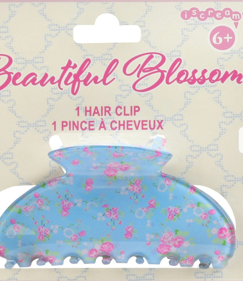 Beautiful blossom ditsy clips