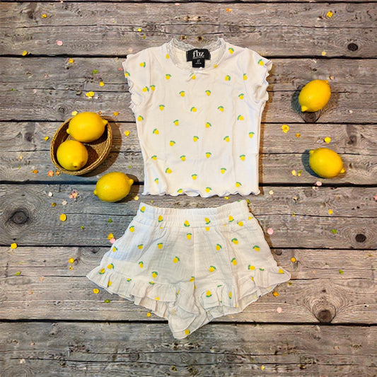 Lemon 2pc Short Set