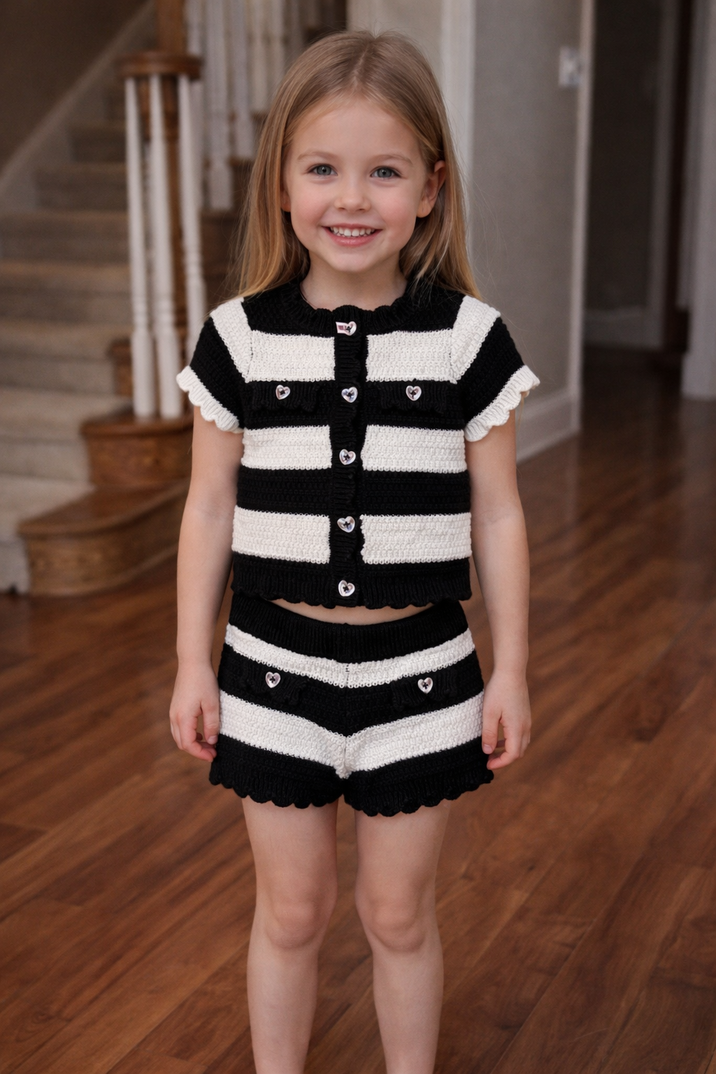 Knit Stripe Set