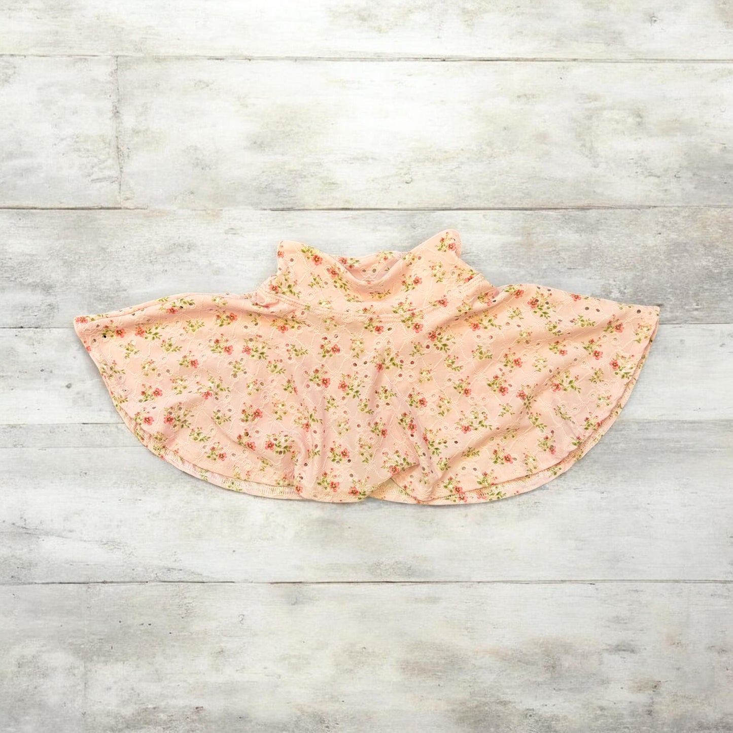 Pink Eyelet Skort