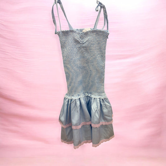 Lola Pastle Blue Stripe Dress