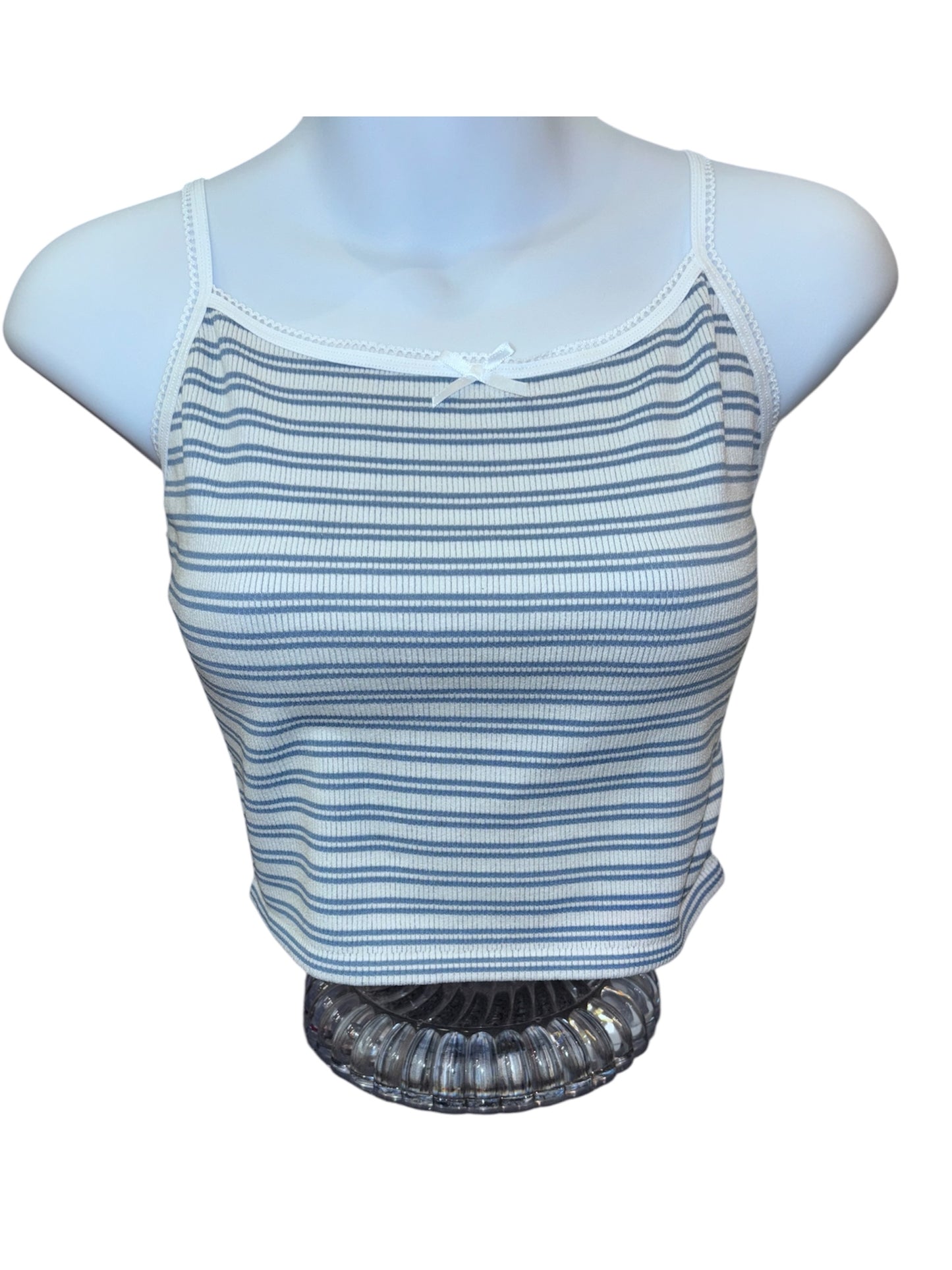 ANWND blue bow stripe tank