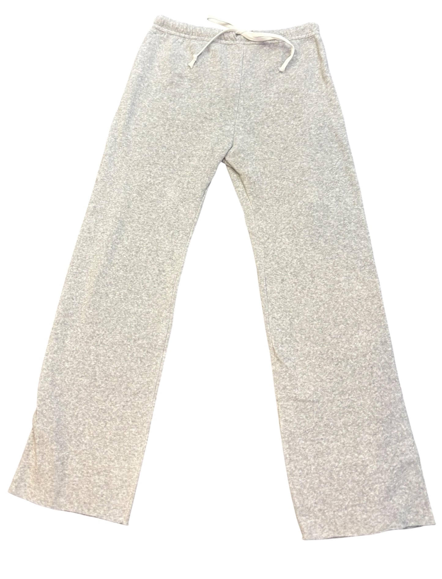 Gray Open Bottom Sweats Bow on Back