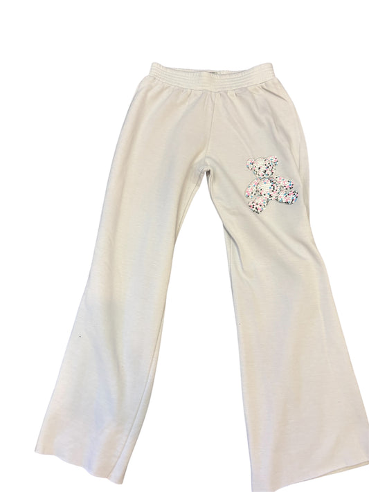 Stone Open Bottom Sweat w Disco Bear