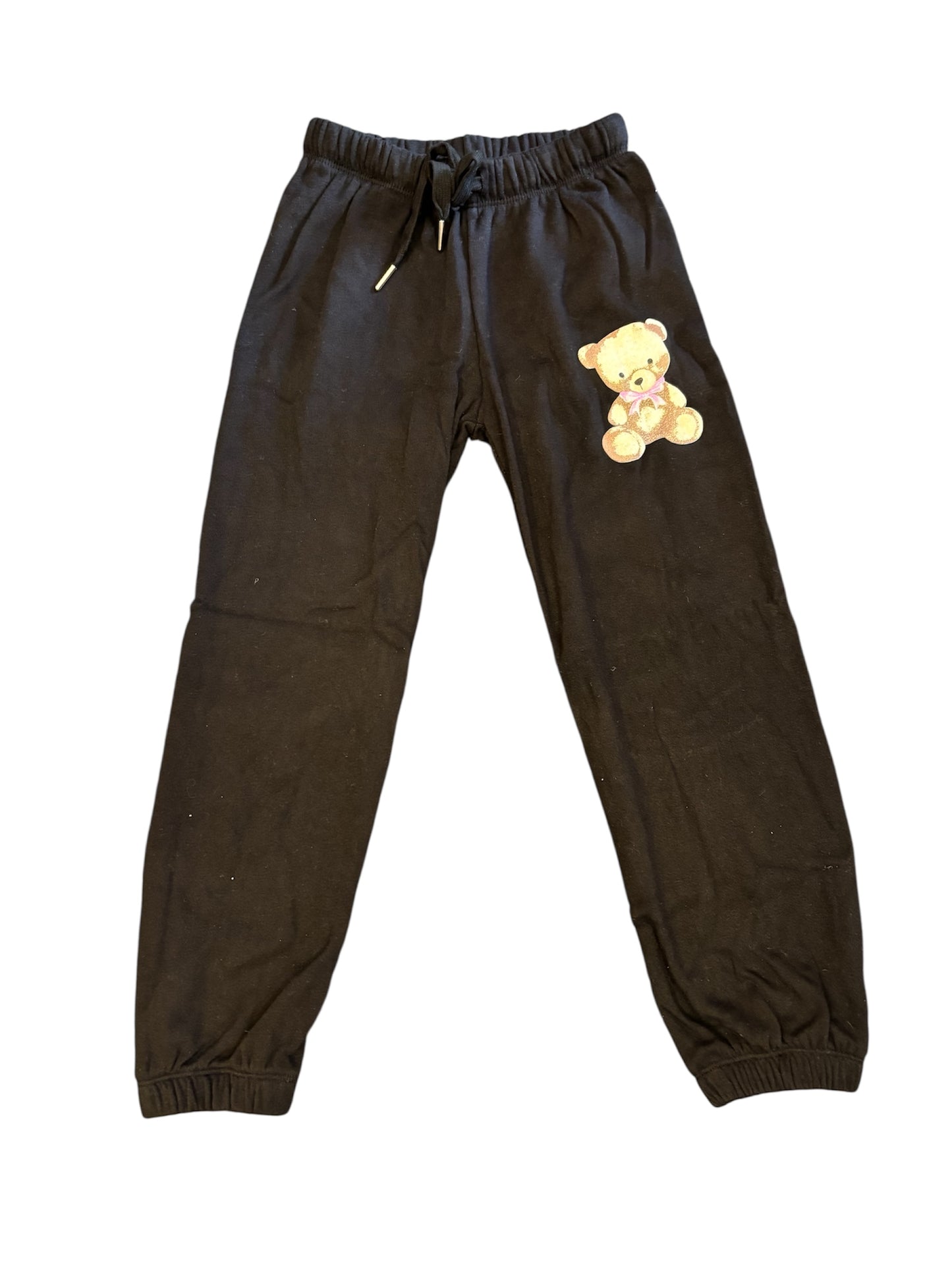 FBZ Tween Blk Jogger w Bear