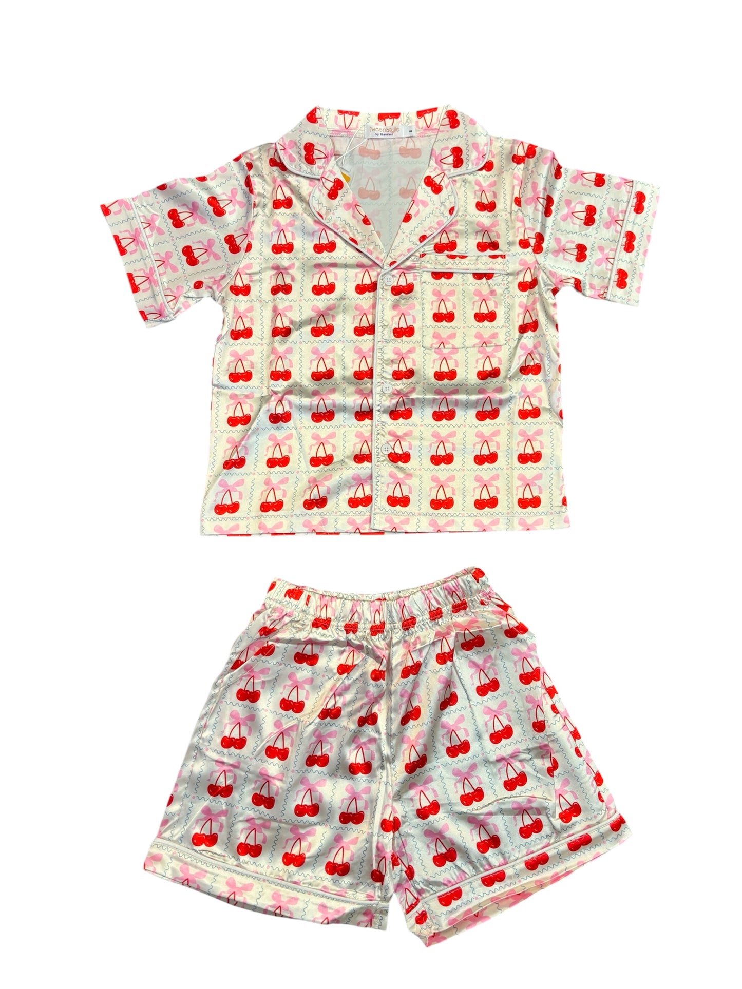 Loungewear Set -Bows&Cherries