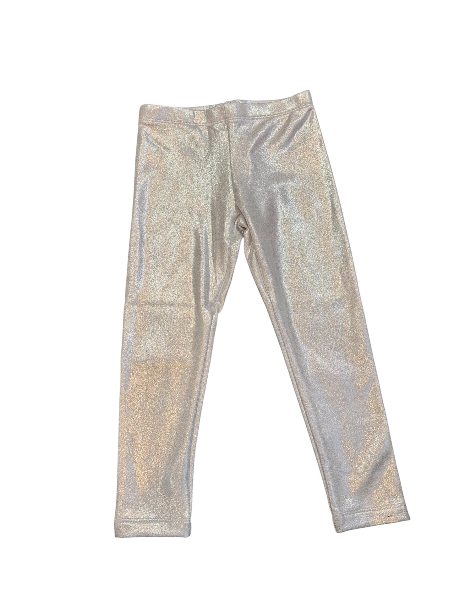 Metallic Silver Legging