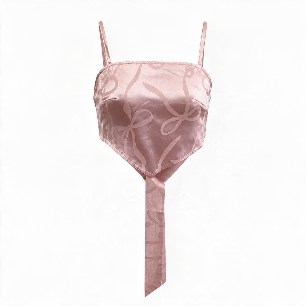 Baby Pink bow top