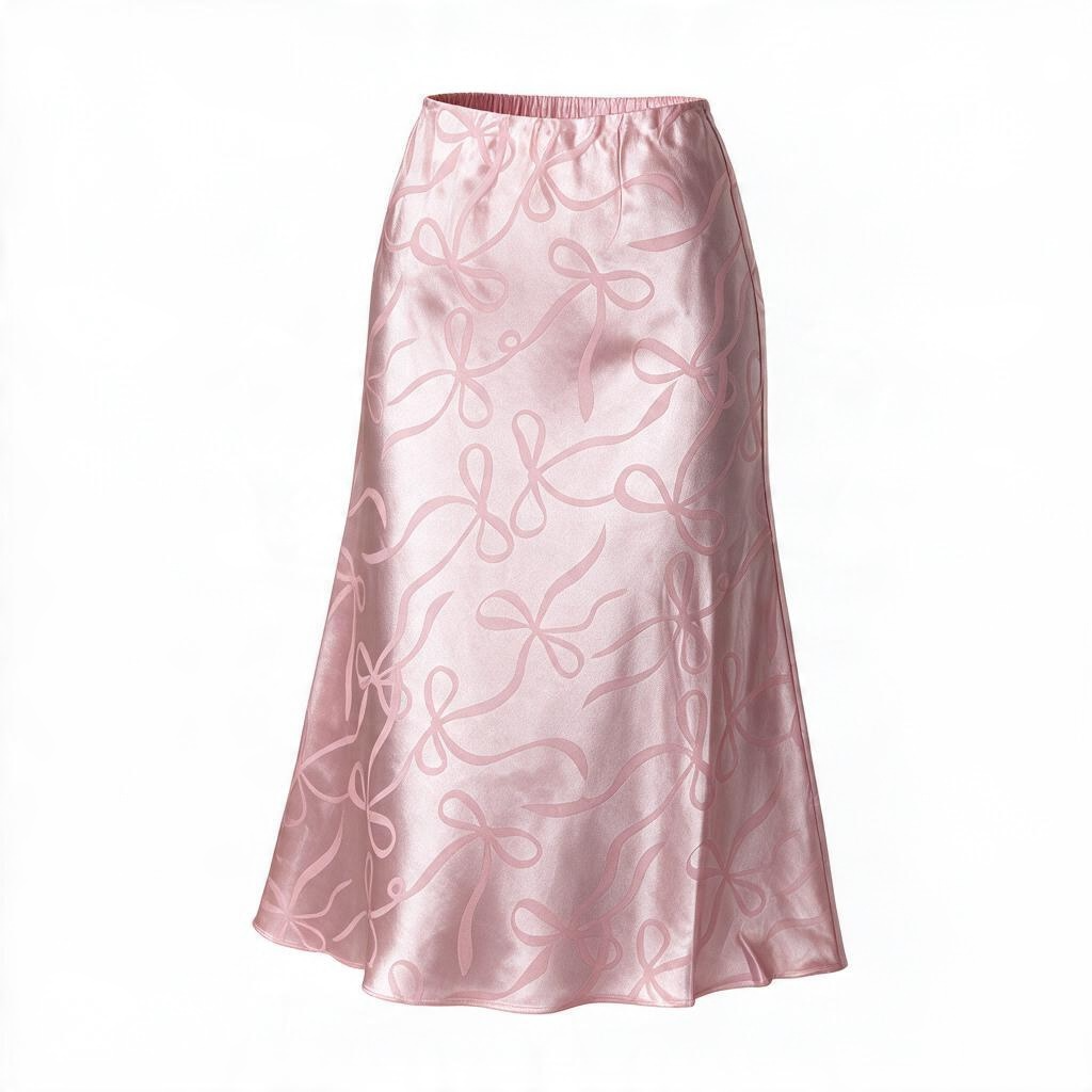 Baby pink bow skirt