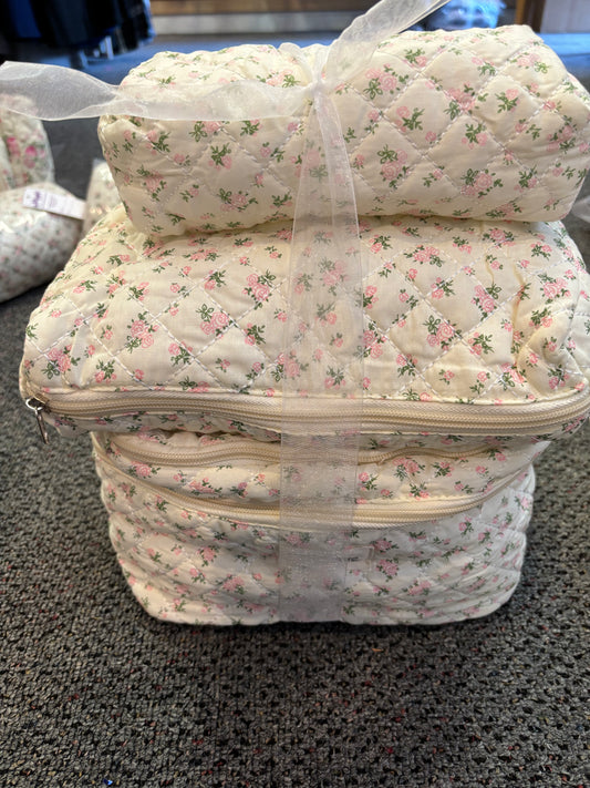 Three Piece Toiletries Bags