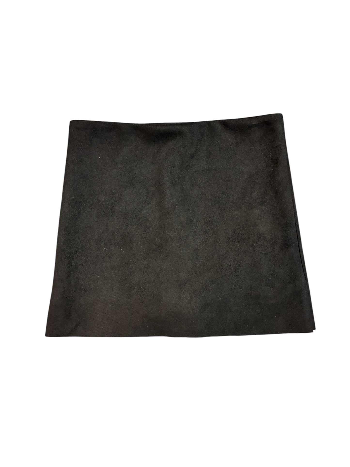 Suede Straight Skirt