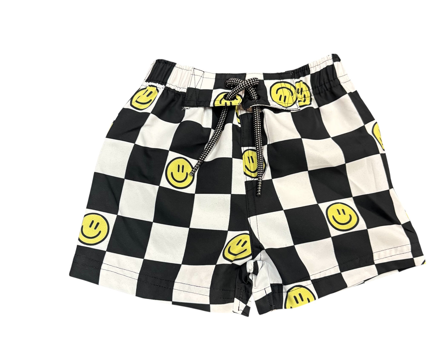 Check Smile Board Short