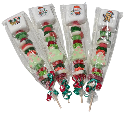 Holiday Candy Kabobs  ￼