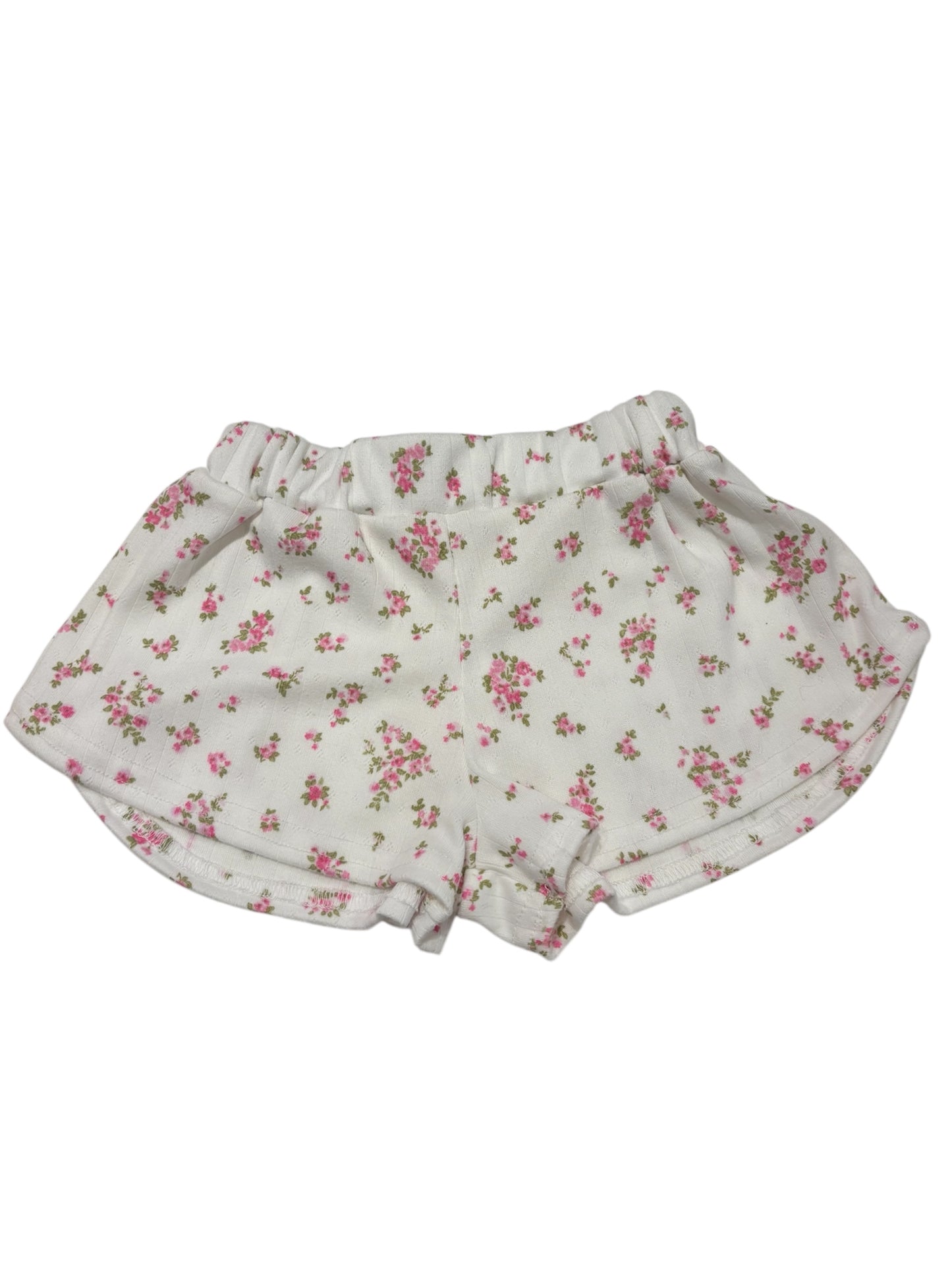 Pink Pointel Floral Short