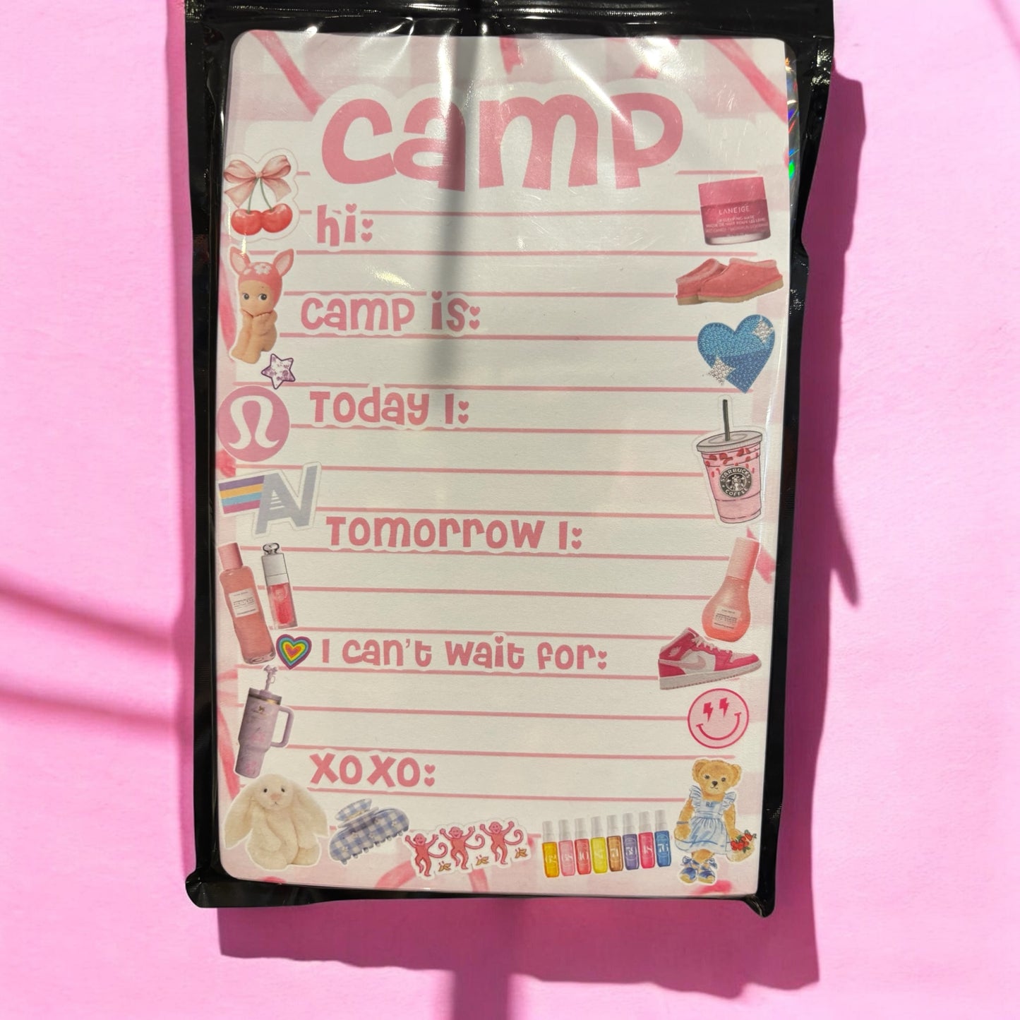 Assorted Stationary for Camp